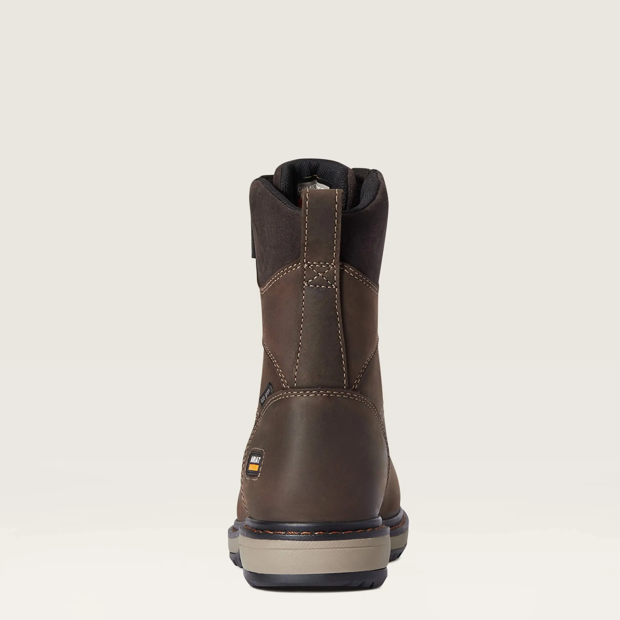 Ariat Women's Riveter CSA 8" Comp Toe WP 400G Ins PR Work Boot - Brown - 10036707