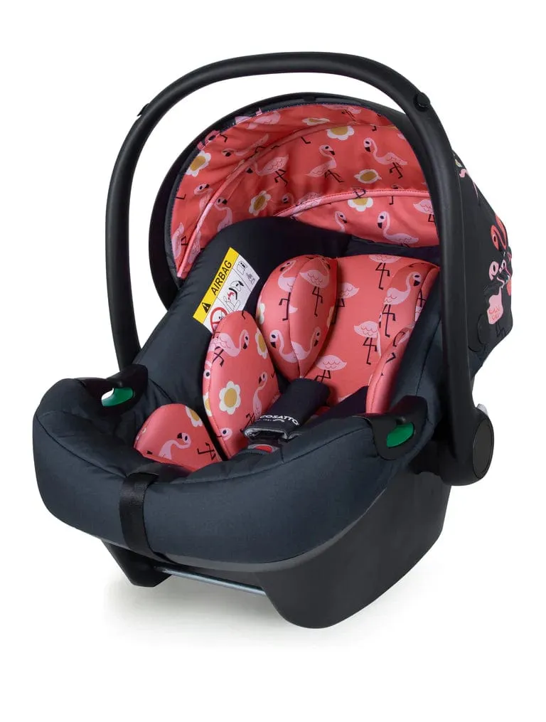 Cosatto Giggle 3 in 1 i-Size Bundle - Pretty Flamingo