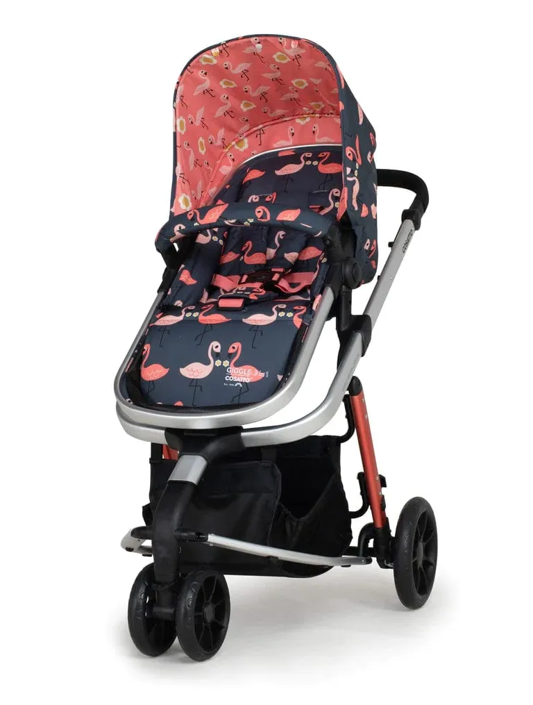 Cosatto Giggle 3 in 1 i-Size Bundle - Pretty Flamingo