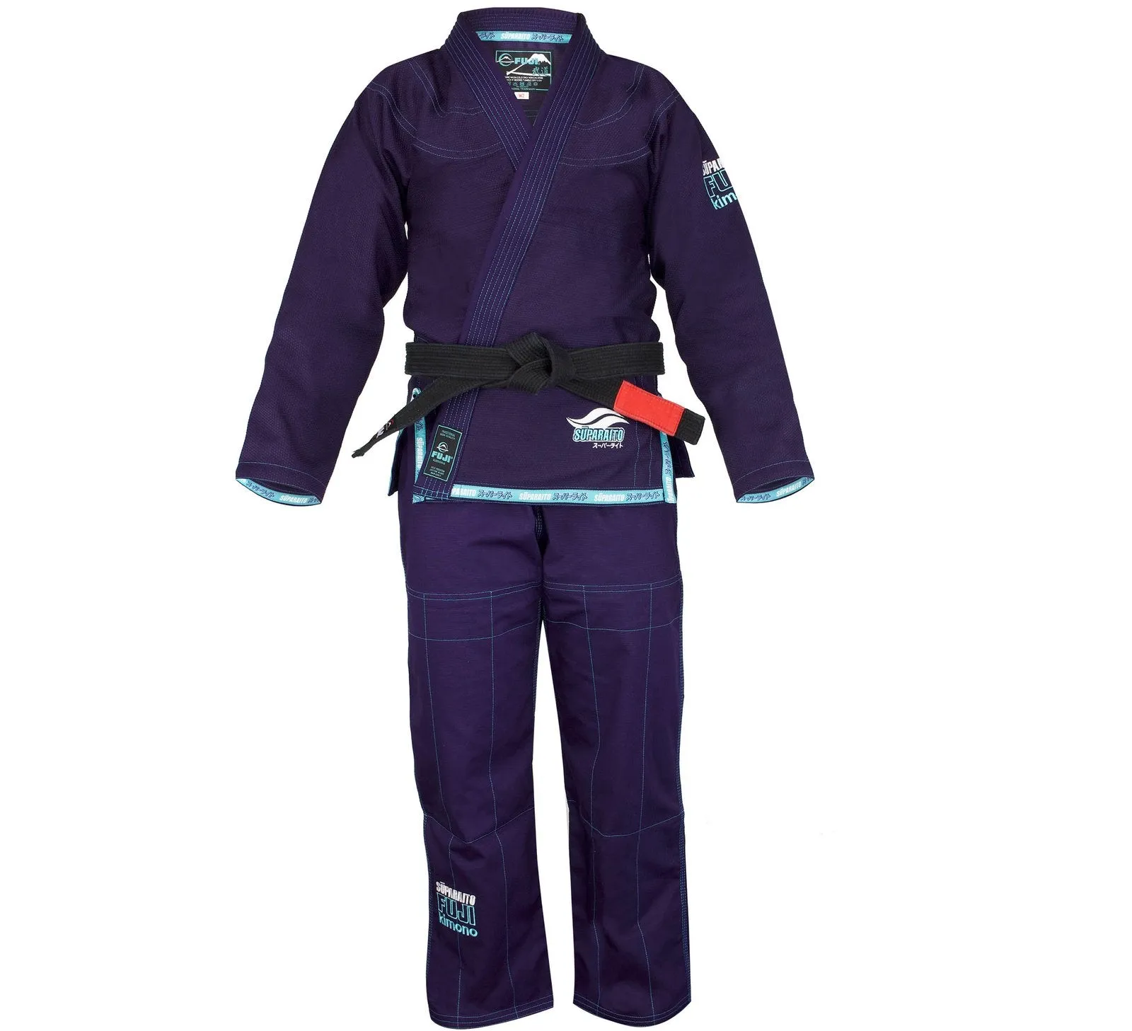 FUJI Suparaito Womens Pearl Weave BJJ Gi - Navy