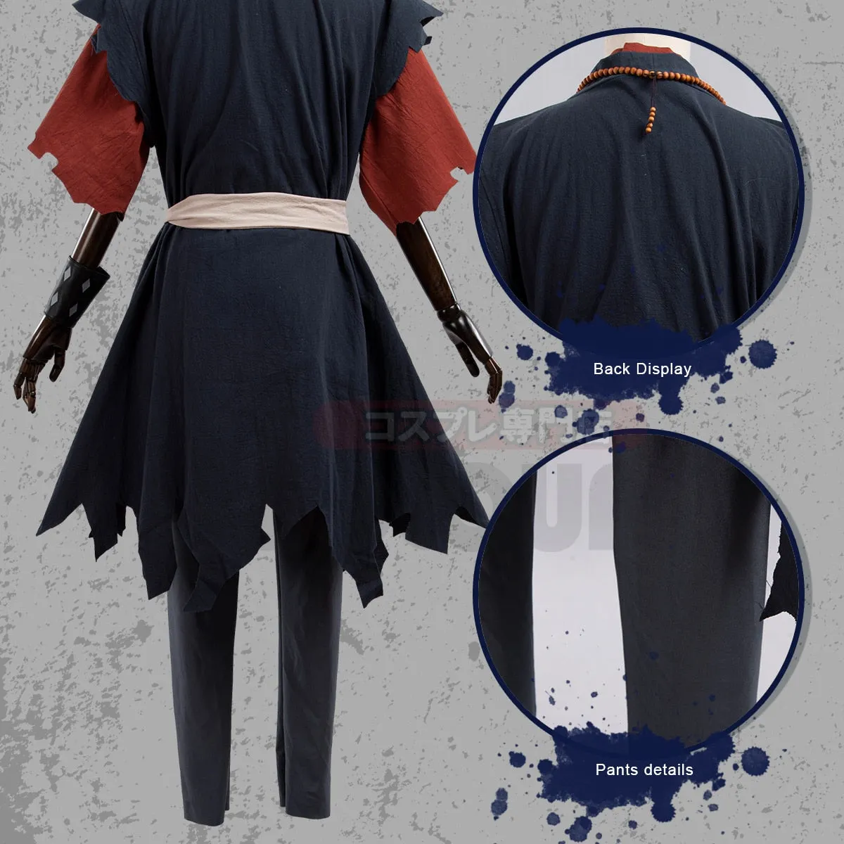Jigokuraku Hell's & Paradise Aza Chobe Anime Cosplay Costume High Quality