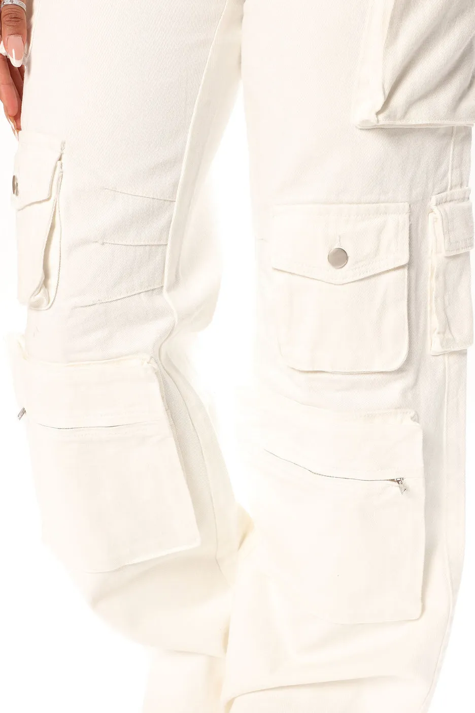 Kylie Stretch Cargo Jeans