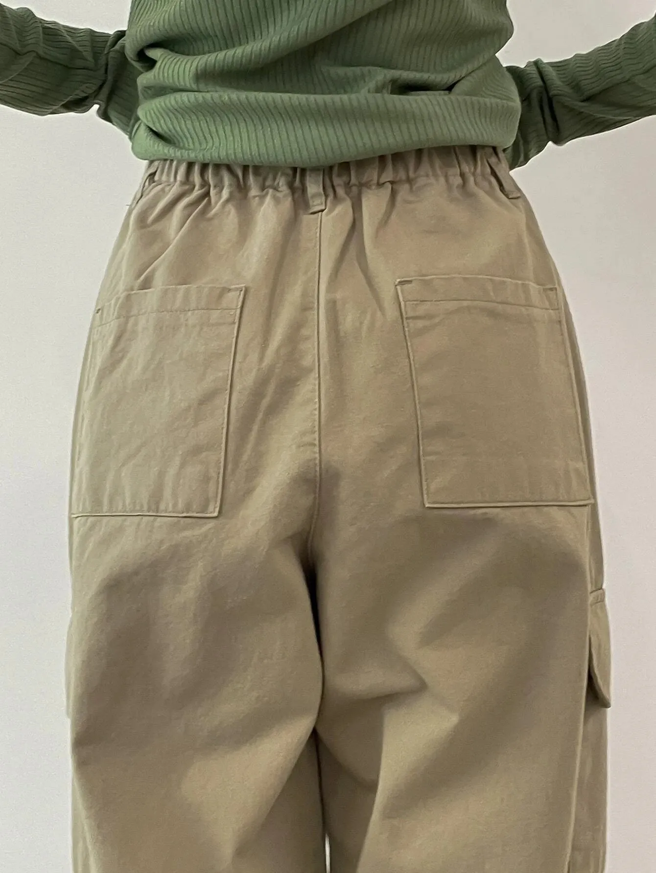 Loose Wide Zipper Cargo Pants