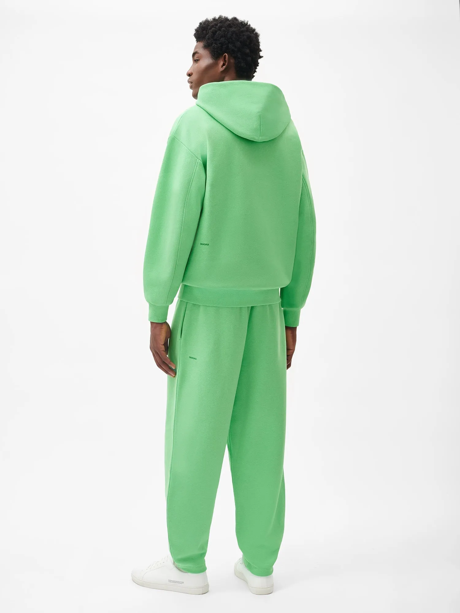 Mens Reclaimed Cotton Barrel-Leg Track Pants—reclaim jade