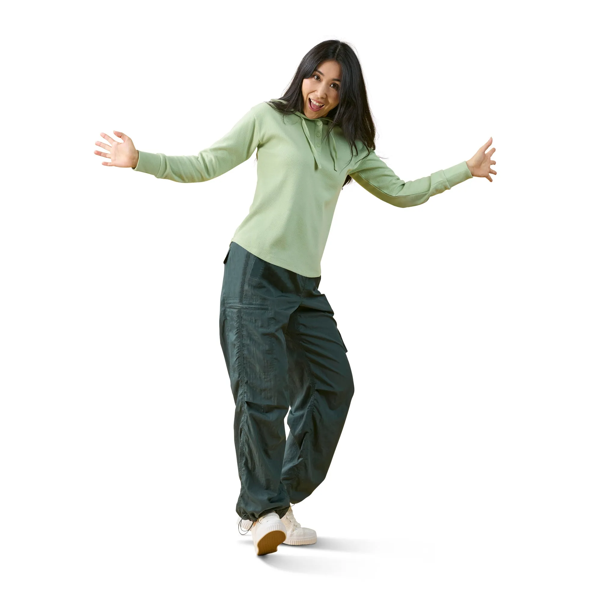 mySTYLE Women's Full-Length Cargo Pants