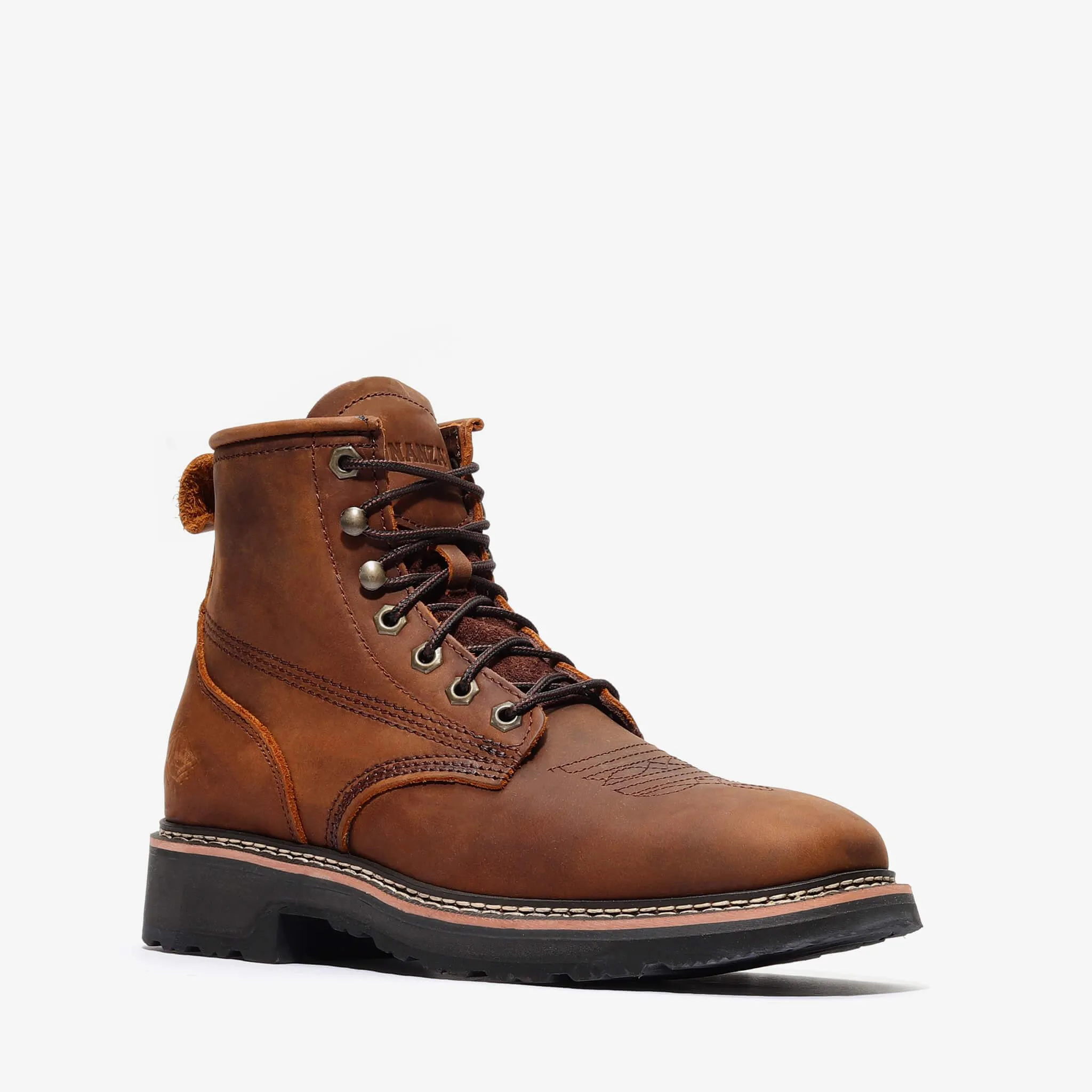 RANCHER GRIT 6" SQUARE TOE LACER