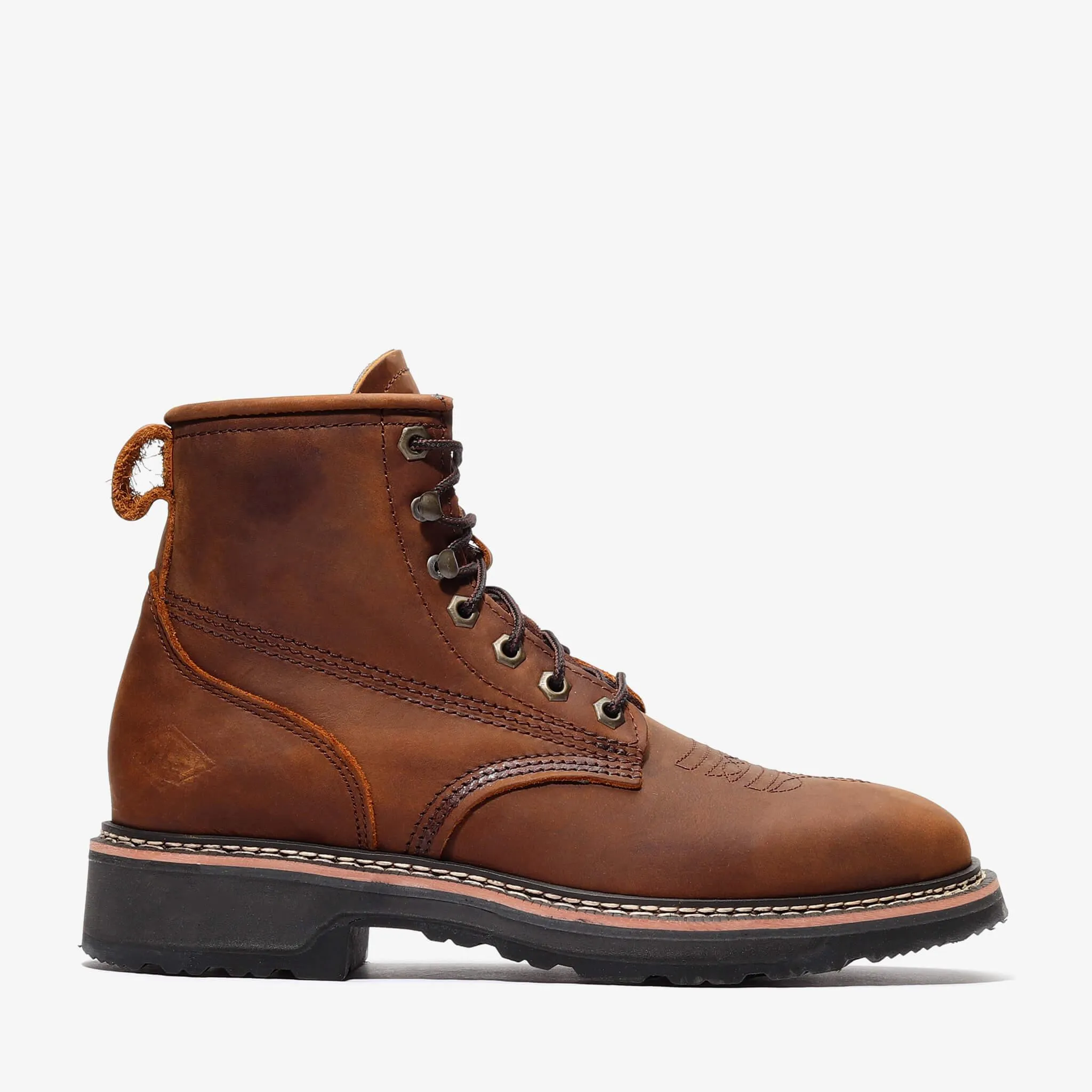 RANCHER GRIT 6" SQUARE TOE LACER