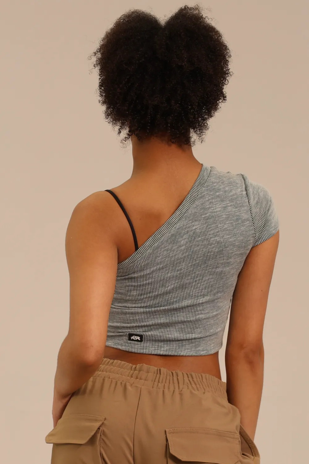 Sand Wash One-Shoulder Tee - Juniper - FINAL SALE
