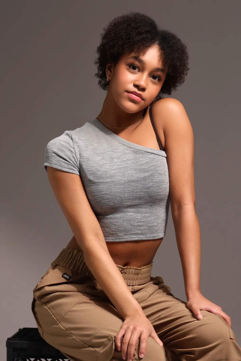 Sand Wash One-Shoulder Tee - Juniper - FINAL SALE