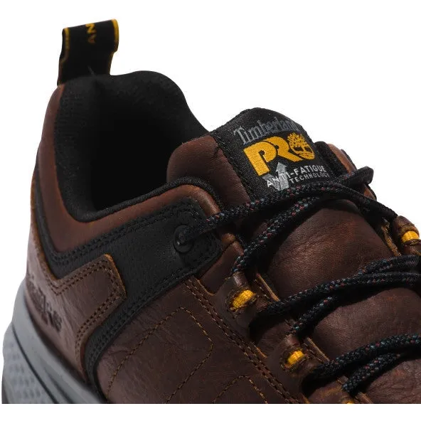Timberland Pro Mens Switchback Low CT Brown Work Shoe, Slip Resistant, TB0A5N72214