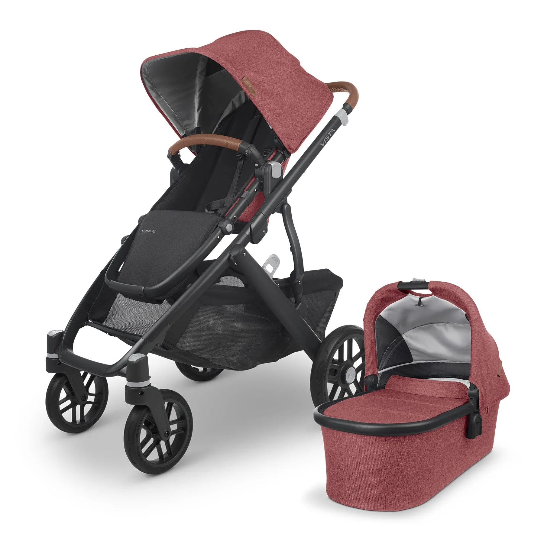 UPPAbaby Vista V2 with Cabriofix i-Size Car Seat and Base - Lucy